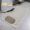Bathroom Anti-slip Mat Massage Anti-fall Toilet Floor Mat with Suction Cup Waterproof and Dirty-resistant Hotel Shower Special Foot Mat